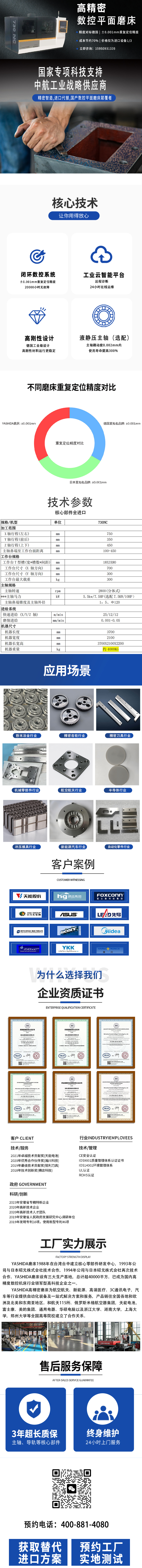 高精密數控平面磨床730NC